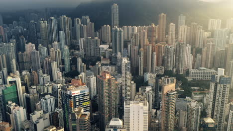 the sun is shining on hong kong