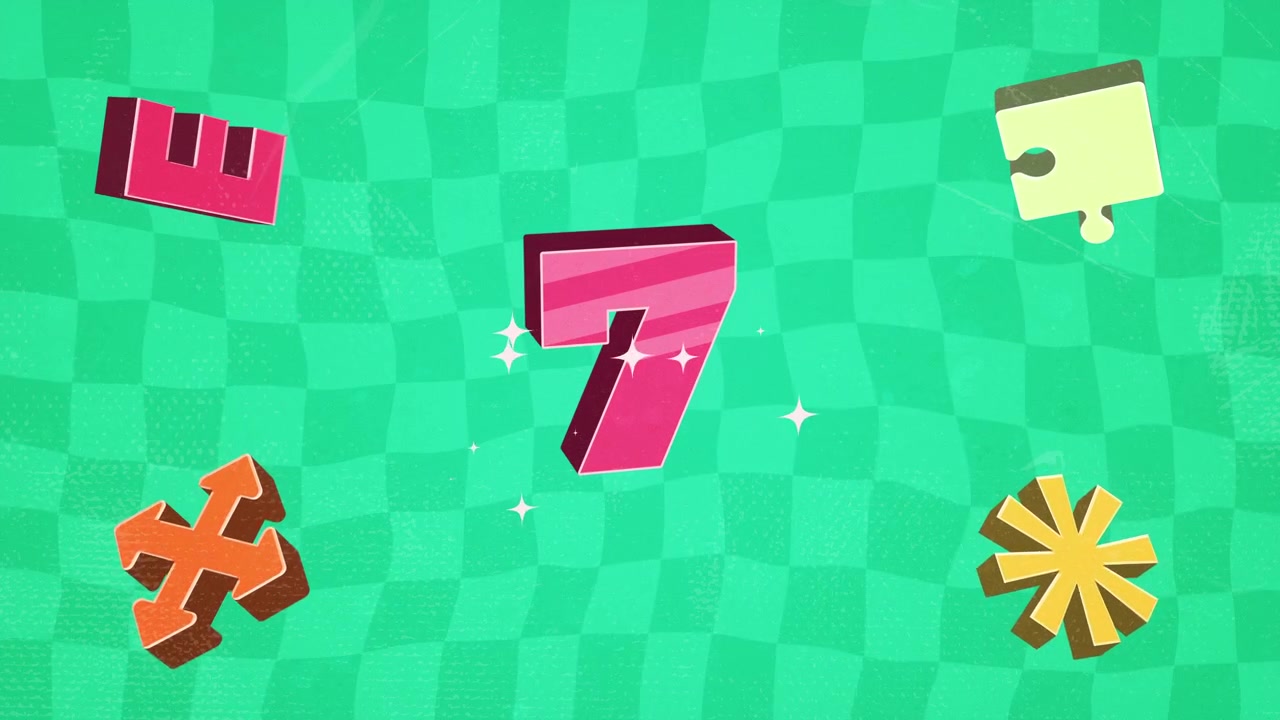 Playful Number Seven Animation