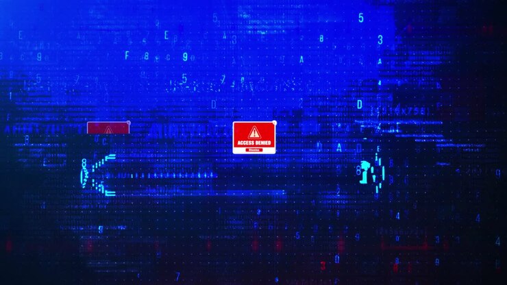 Access denied alert warning message windows errors popup notification dialog box blinking virus