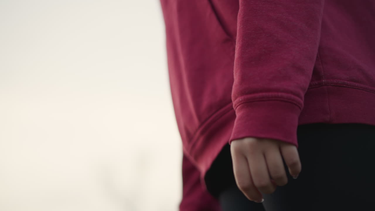 Sunrise Fitness Start, Start Your Morning With Gentle Stretching And Smartwatch Guidance At Sunrise, Engage In Sunrise Morning Workout Utilizing Technology For Stretching And Warmup Activities