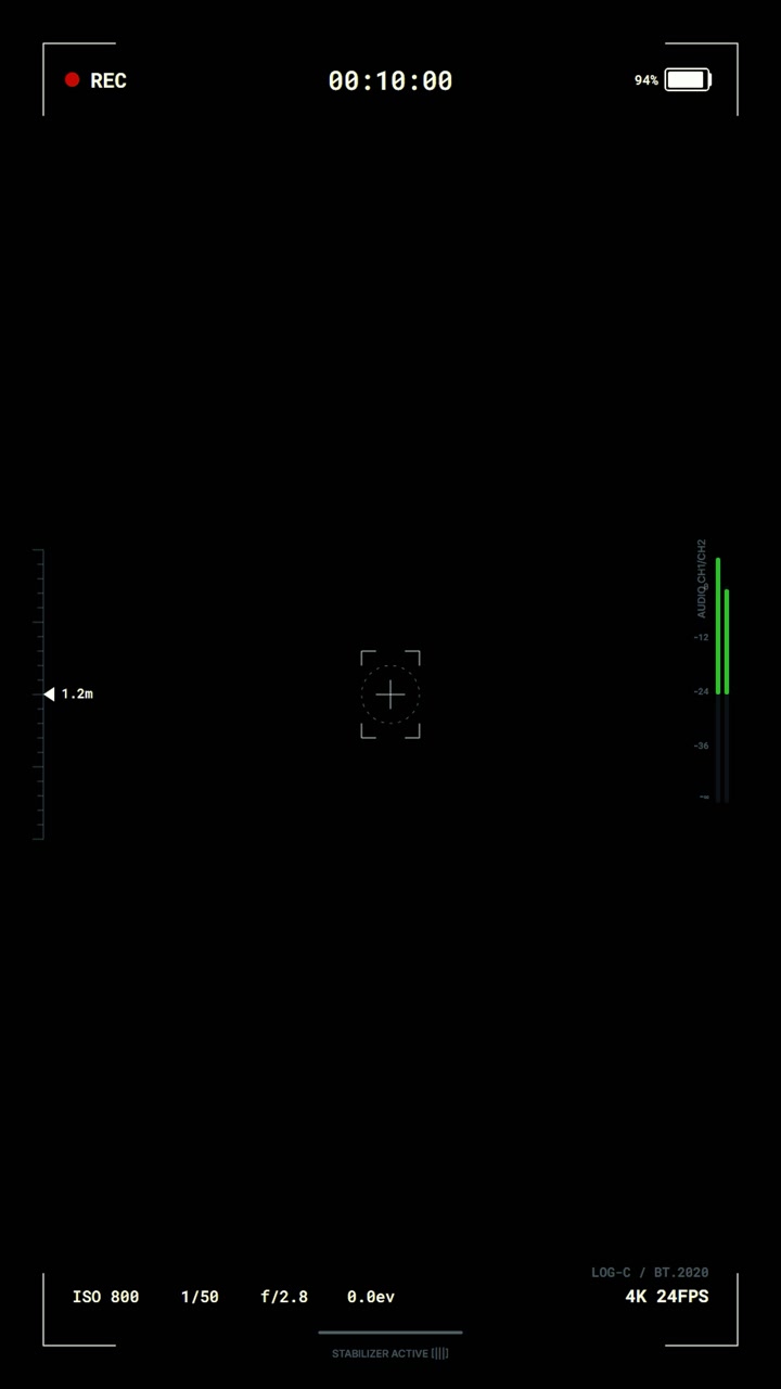 Digital Camera Viewfinder Interface Overlay