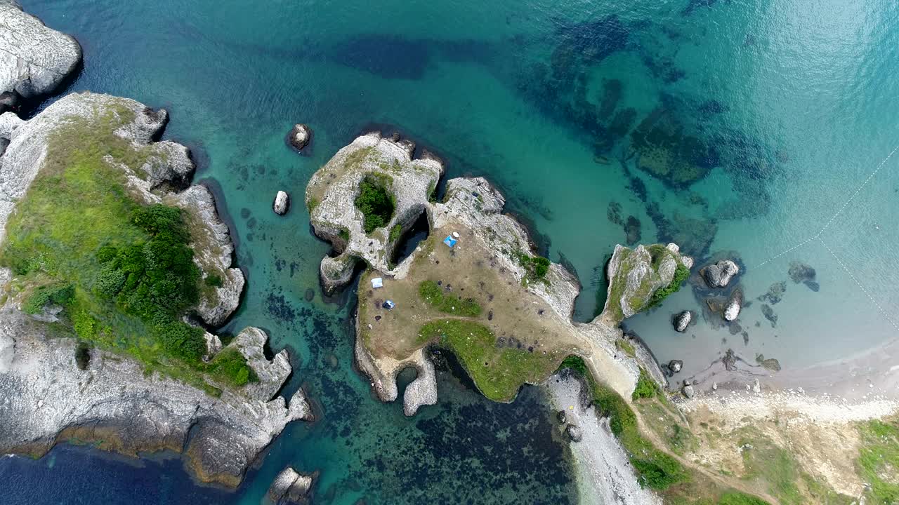 킬림리 만의 공중 풍경 - 드론