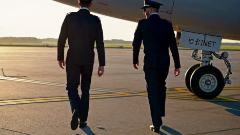 airport ground crew near aircraft
