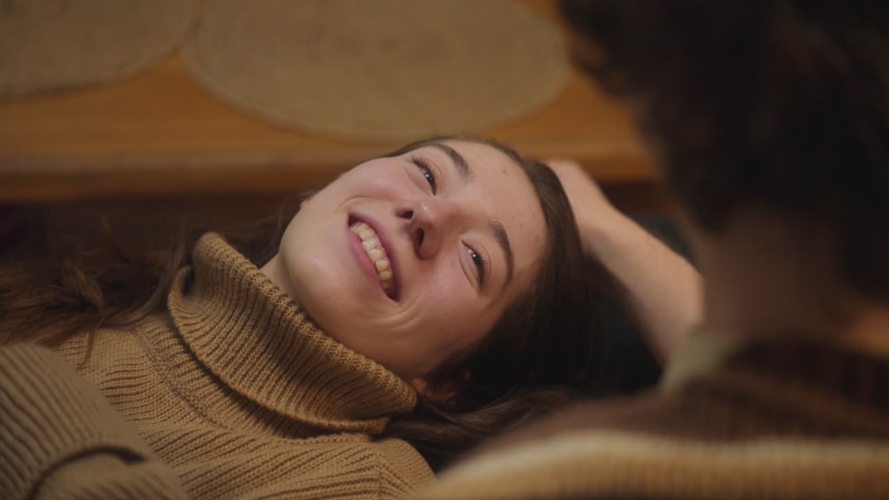 Affectionate couple sharing a tender moment