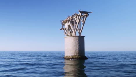 abandoned structure near marbella, spain