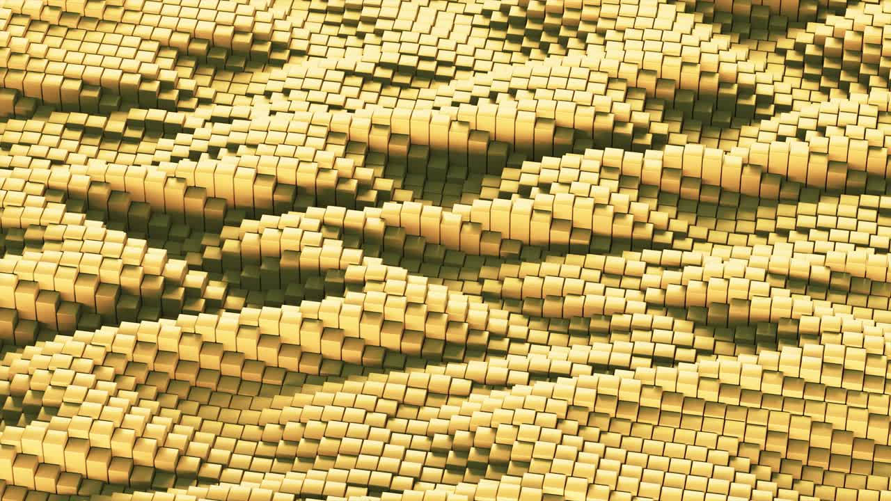 el colorido bucle cuadrado ondulante