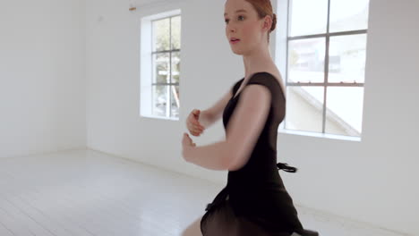 ballet dancer, training and in studio