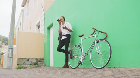 Mixed-race-man-talking-on-the-phone