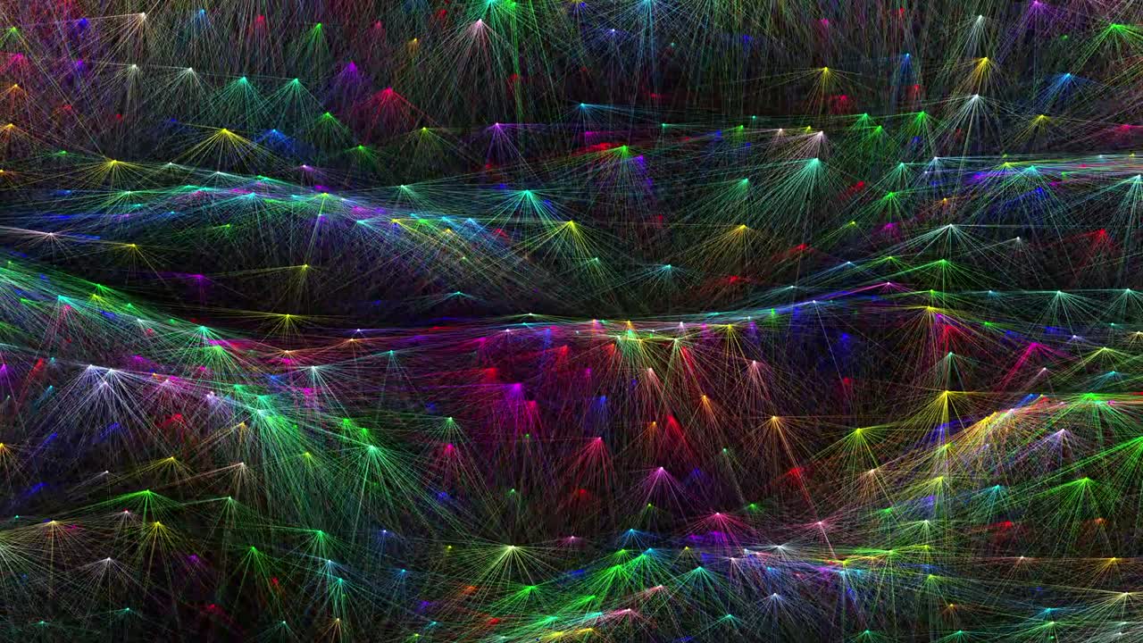 movimiento geométrico de bucle sin costuras generado por computadora abstracta