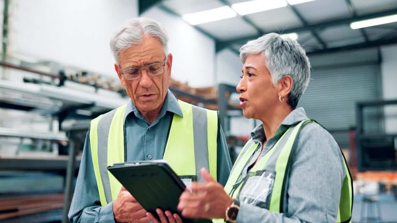 trabajadores de la fábrica en discusión