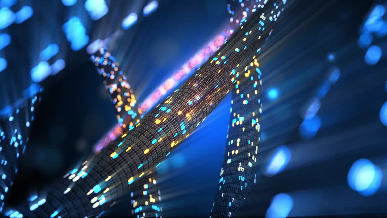 빅데이터, 클라우드 컴퓨팅, 사물인터넷, iot, ai 네트워크 기술, 원활한 루프, 4k, vj 배경