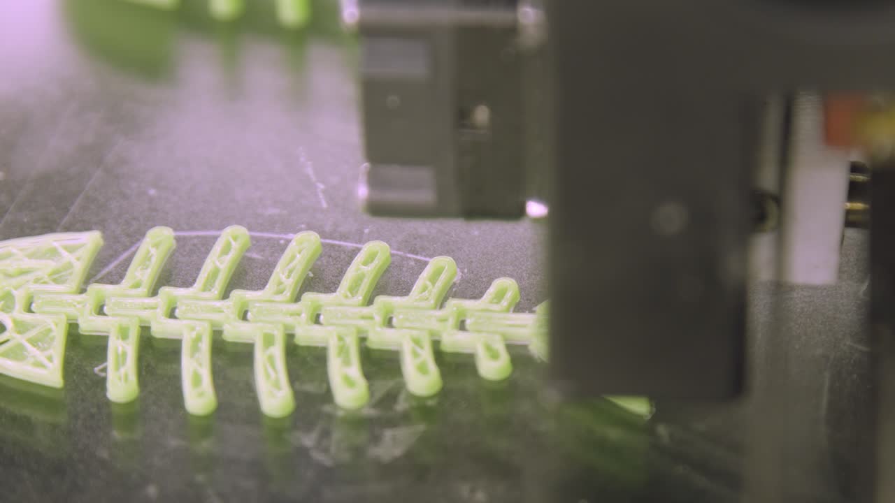 impresión 3d de un diseño de hueso de pez