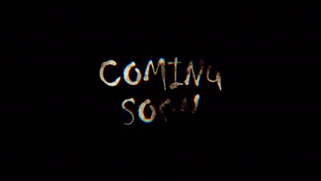 burn text of coming soon word. the golden shine lighting of coming soon word loop animation promote advertising concept isolate using quicktime alpha channel prores 4444.