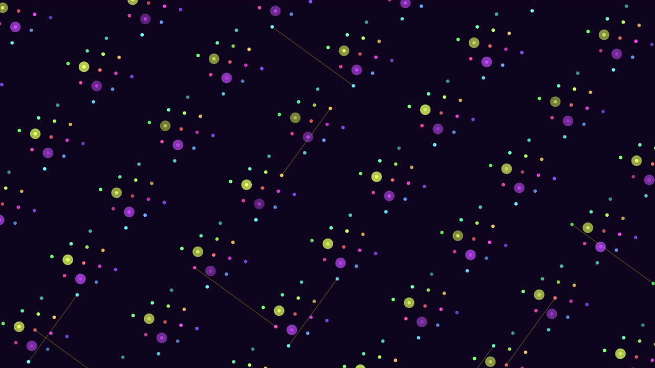 블랙 그라디언트에 무지개 반 ⁇ 이는 디지털 미래형 큐브 패턴