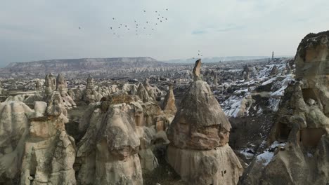 just 30 minutes walk from the village of goreme are untouched rock formations waiting to turned them into a gorgeous hotels