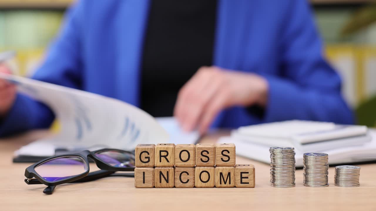 Gross Income Finance Concept