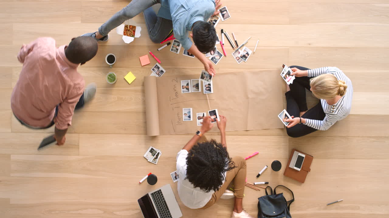 Planning, collaboration and teamwork of business