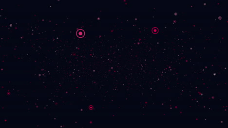 Deep dark galaxy with fly dust and stars