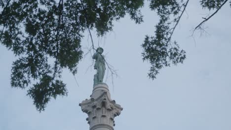 Soldado-Conmemorativo-Confederado-En-El-Sur-De-Richmond,-Virginia