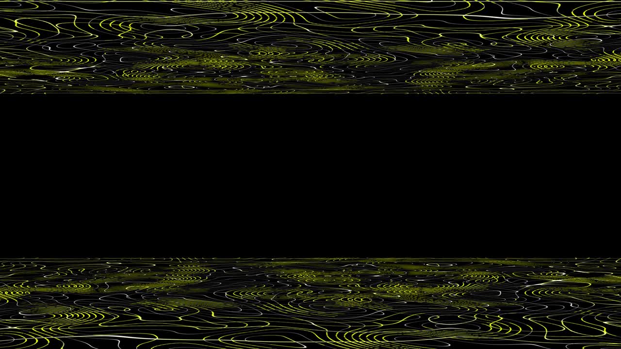 fondo de tecnología de cuadrícula en perspectiva de resolución 4k, marco de alambre, suelo y techo, fondo de tecnología digital - fondo retro dinámico - loopable - fondo de caja 4k loopable - movimiento retro líneas coloridas fondo abstracto - fondo amarillo