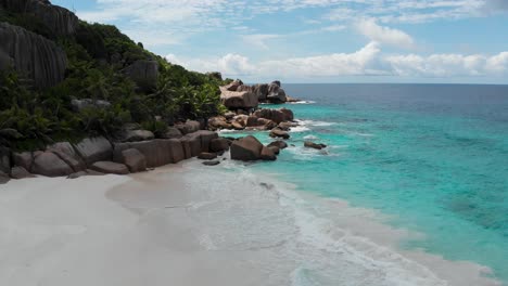 aerial view of grande soeur , an island of the seychelles