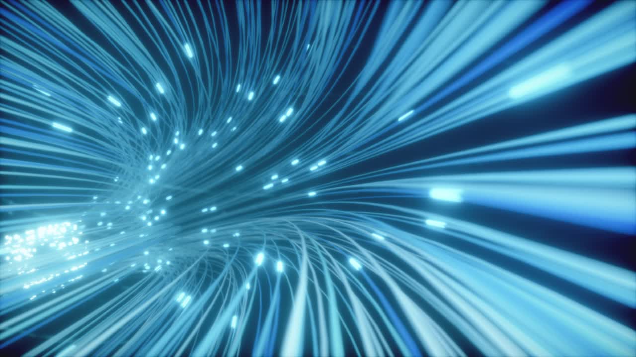 Abstract background of moving of lines for fiber optic network