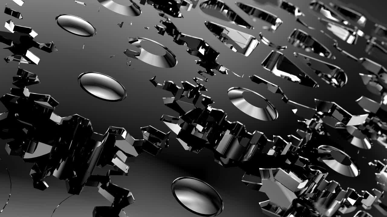 배경 또는 프레젠테이션을 위한 금속 기어 메커니즘