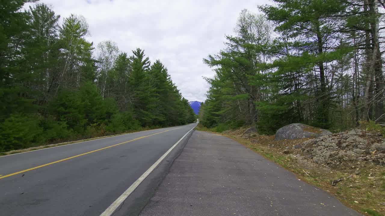 Strada che porta al Monte Katahdin