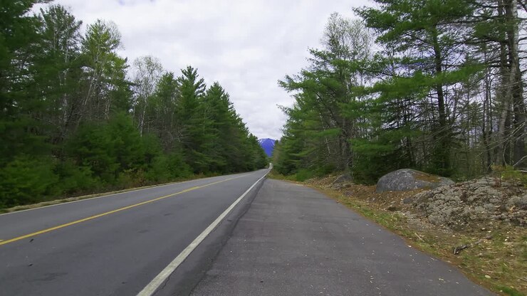 Strada che porta al Monte Katahdin