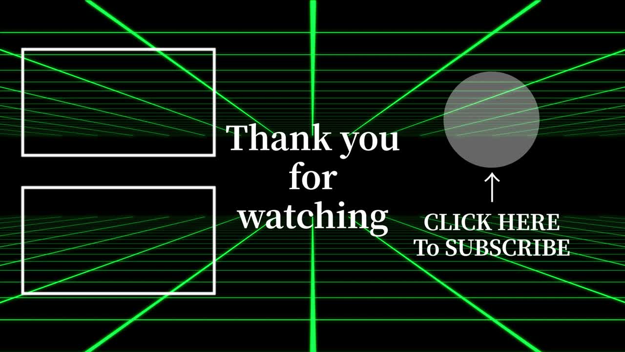 그리드 이동 엔드 카드 엔딩 스크린 모션 그래픽