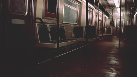 empty subway car