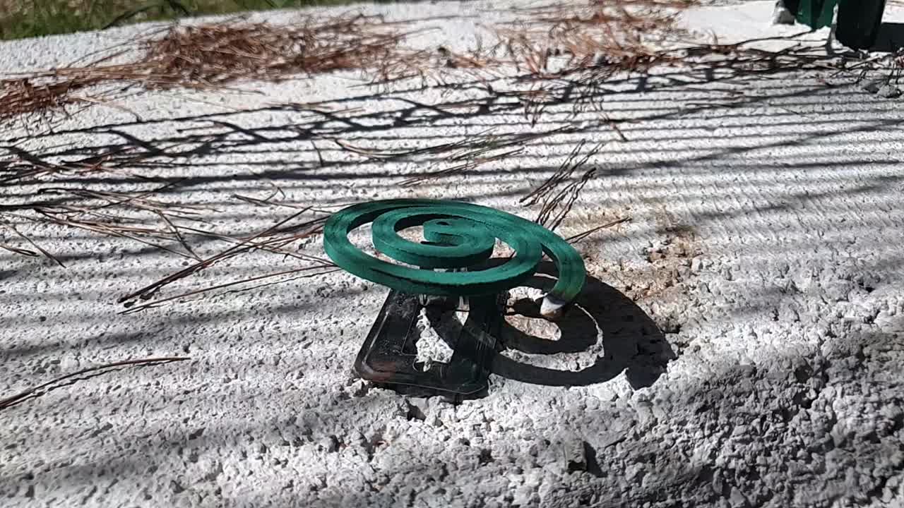 녹색 나선형 방충제 모기향 향 흡연