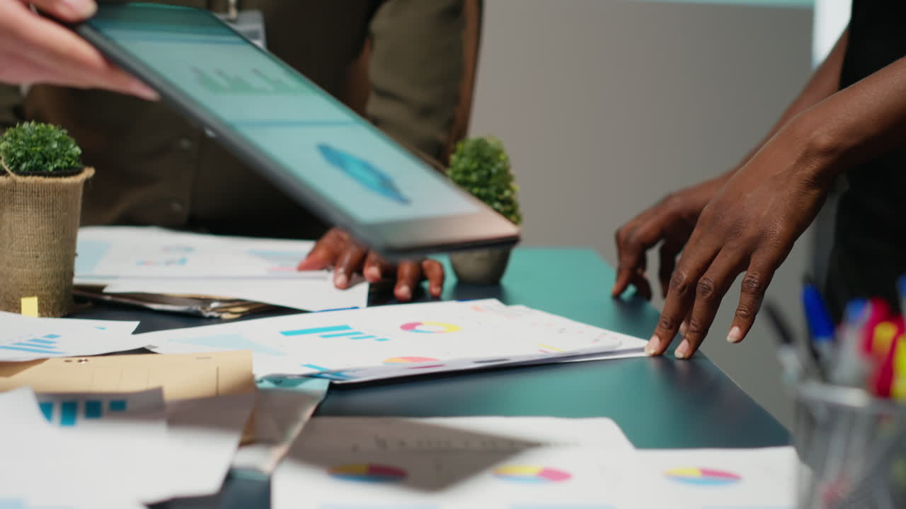 Business colleagues attending in a late night briefing session for teamwork