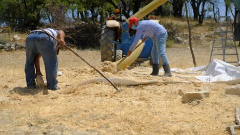 pulverizador de heno para agricultores adultos