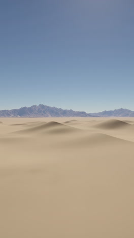 desert landscape with mountains