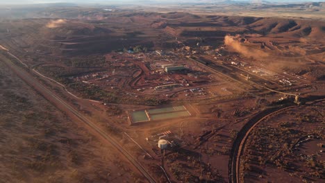 mina de hierro de marandoo, región de pilbara en australia occidental