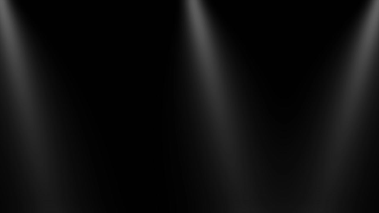 4k 3d loop animation of volumetric lights in the dark 3d background with spot lighting flash lights