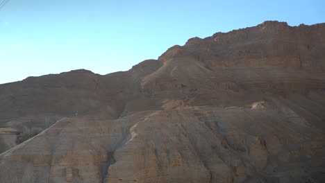 dry arid gray rocks mountains in israel