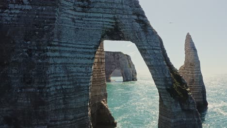 coastal cliffs of normandy, france