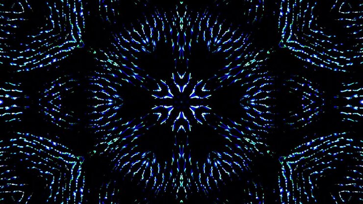 Colorful kaleidoscope sequence patterns Abstract moving graphic backgrounds. For shows, mandalas, animation Bright beautiful ornaments. smooth stem