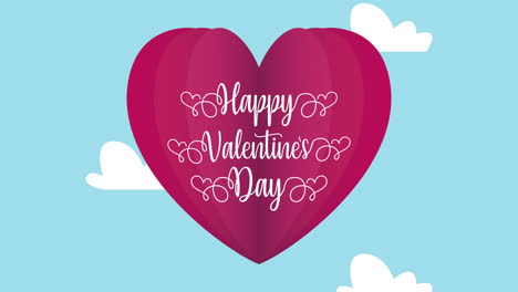 happy valentines day heart graphic