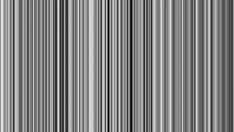 animación en bucle de líneas verticales negras grises y blancas oscilantes