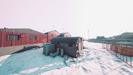 antarctic station on the antarctic peninsula