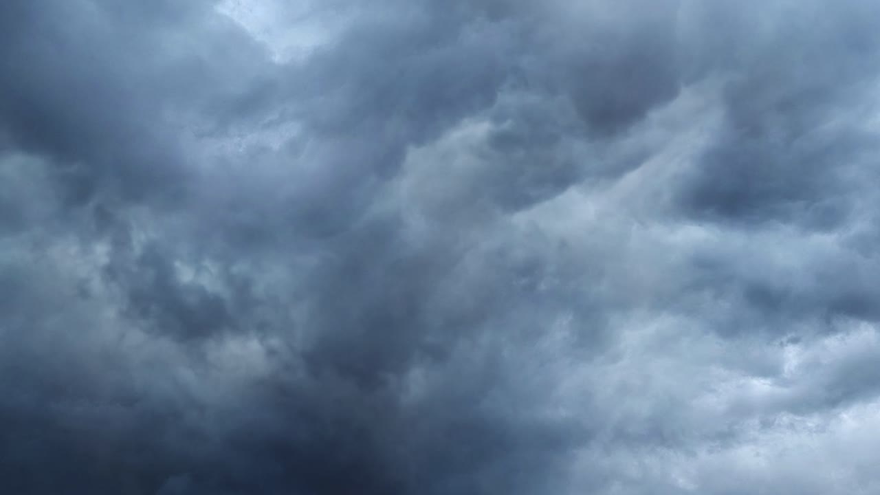 cumulonimbus clouds and lightning storms, background video