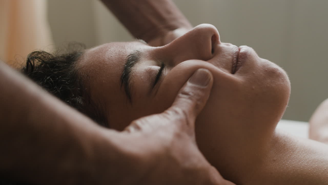 Face Massage for Relaxation and Wellness