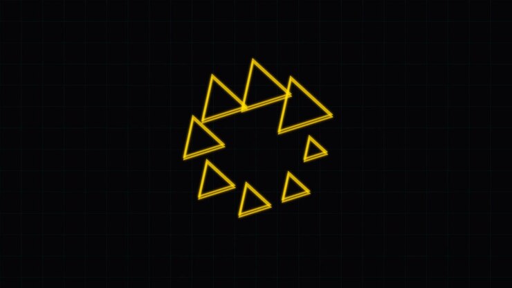 Abstract Motion Graphics Featuring Geometric Shapes and Lines