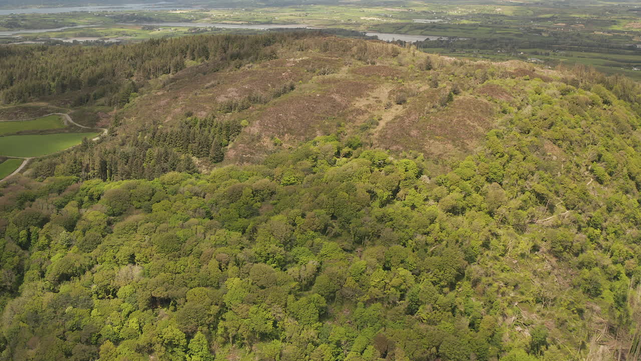 toma aérea de buceo de madera knockomagh