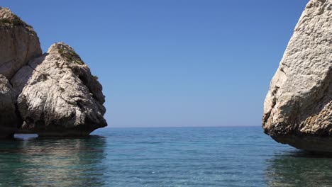 coastal rocks and azure water