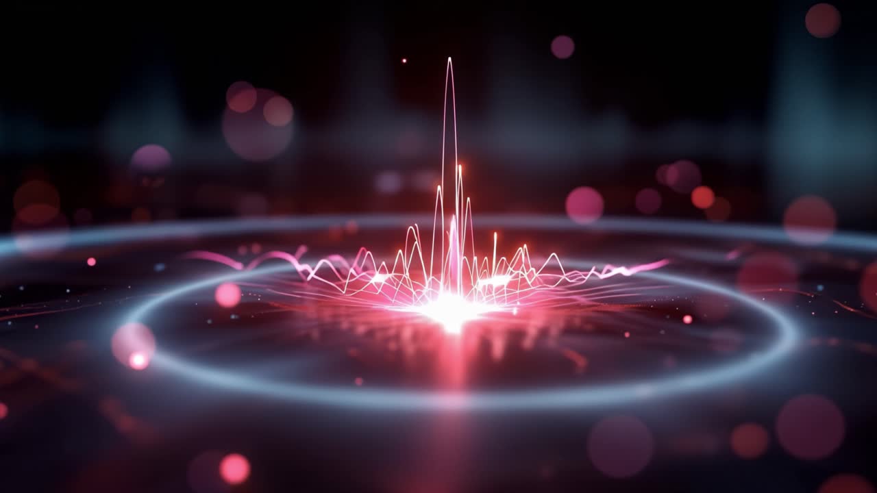 Dynamic Abstract Light Waves and Particles Pulsating