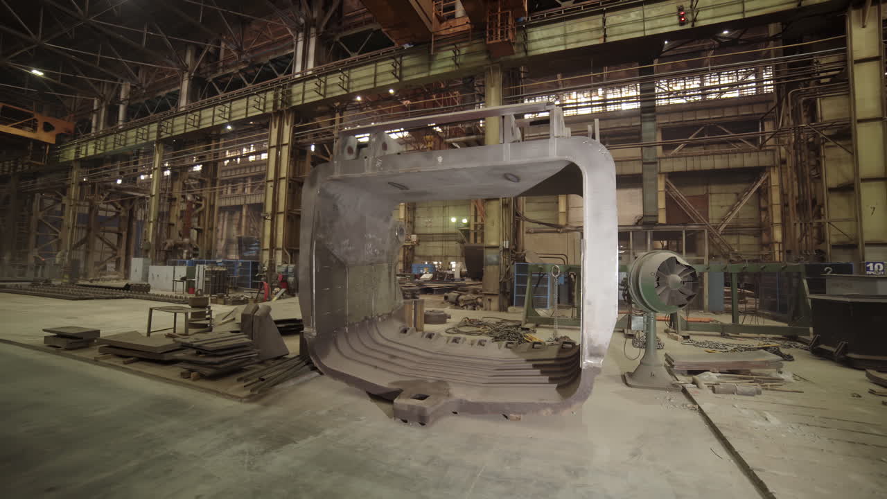 Metal Casting Process in Industrial Factory